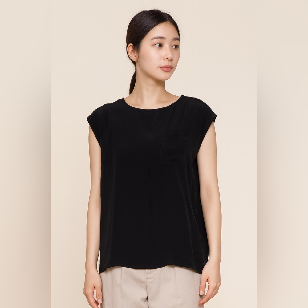 Brochu Walker 100% Silk Sleeveless Blouse